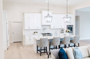 Cutting edge countertops Viatera karis quartz countertops white kitchen countertops Ohio Indiana Michigan