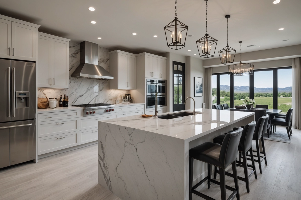 Contemporary Kitchen Remodel by Cutting Edge Countertops project photo